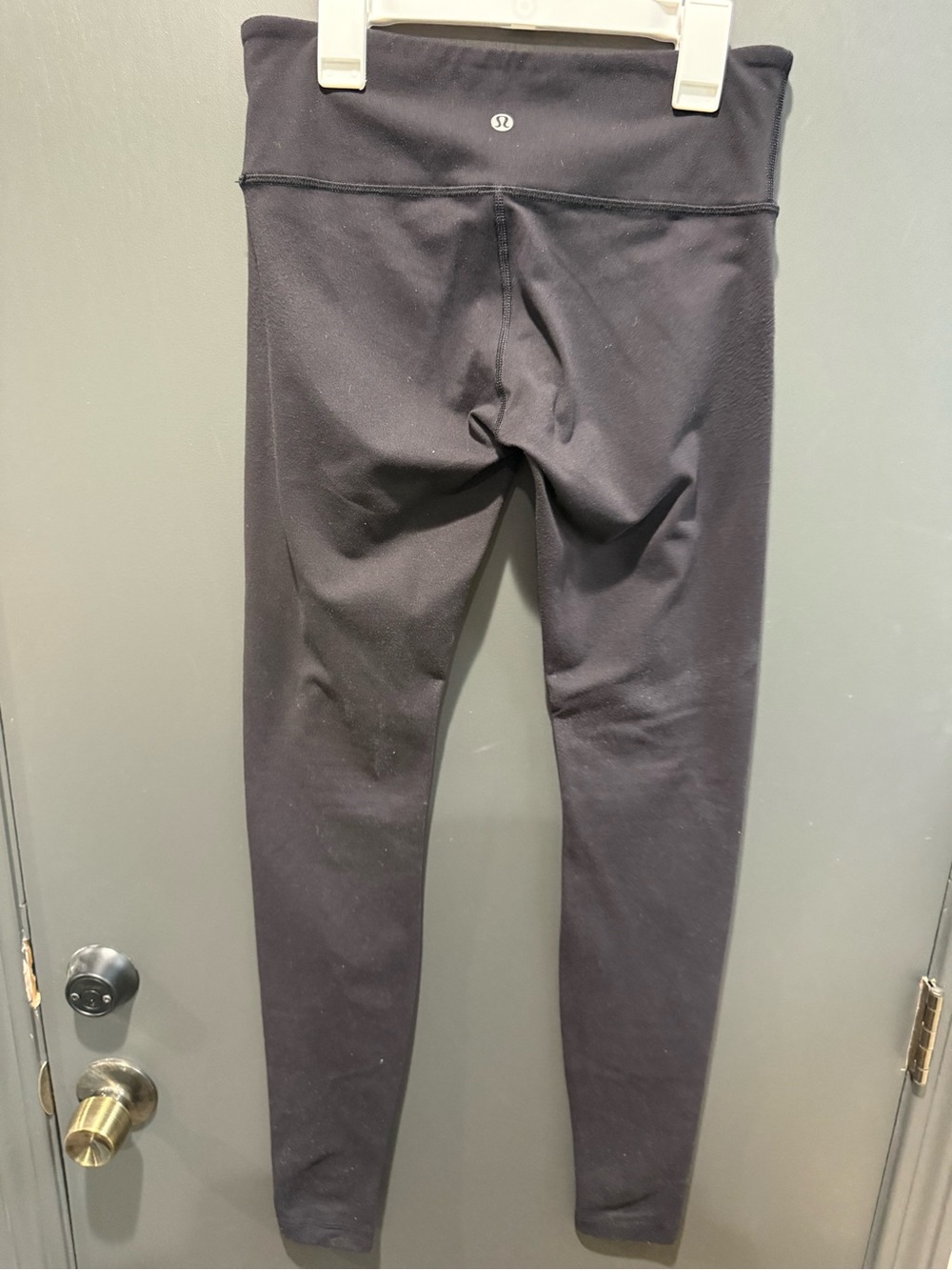 Lululemon Black Luon Leggings Yoga Pants Size 6